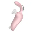 Tlakové stimulátory na klitoris - BASIC X Athena podtlakový stimulátor s vibracemi a poklepem růžový