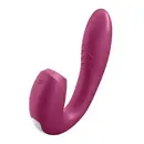 Tlakové stimulátory na klitoris - Satisfyer Sunray vibrátor a stimulátor klitorisu 2 v 1 - Berry
