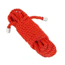 Erotická pouta a bondage - BASIC X bondážní lano z polypropylenu 5 m červené