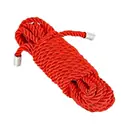 Erotická pouta a bondage - BASIC X bondážní lano z polypropylenu 10 m červené