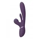 Rotační a rabbit vibrátory - VIVE Kura G-Spot Vibrátor se stimulací klitorisu - fialový