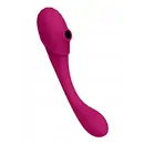 Vibrátory na G-bod - VIVE Mirai Vibrátor na G-bod a stimulátor na klitoris 2 v 1 - růžový