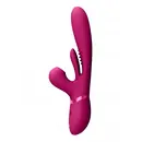 Vibrátory na G-bod - VIVE Kura G-Spot Vibrátor se stimulací klitorisu - růžový