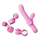 Multifunkční vibrátory - Magic Stick rabbit vibrátor - Pink