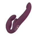 Připínací penis - FUN FACTORY Share Vibe Pro strap-on - Burgundy