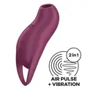 Tlakové stimulátory na klitoris - Satisfyer Pocket Pro 1 stimulátor na klitoris - fialový