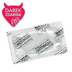 Bonusový dárek k objednávce - kondom Secura