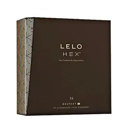 Standardní kondomy - Lelo HEX respect XL kondomy 36 ks
