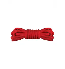 Erotická pouta a bondage - Japanese Bondage lano 1,5 m - červené