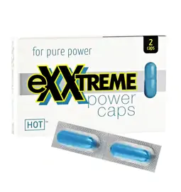 Zvýšení libida - Hot Exxtreme Power Caps pro muže - 2 tabl. - doplněk stravy