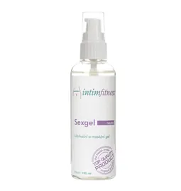 Lubrikační gely na vodní bázi - Intimfitness Sexgel lubrikační gel neutral 100 ml
