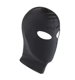 Masky, kukly a pásky přes oči - BASIC X maska na obličej s otvory pro oči černá