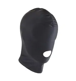 Masky, kukly a pásky přes oči - BASIC X maska na obličej s otvorem pro ústa černá
