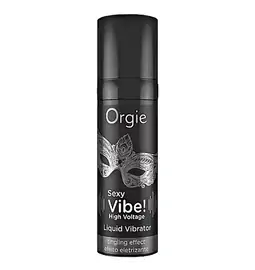 Tipy na valentýnské dárky pro ženy - Orgie Sexy Vibe! tekutý vibrátor High Voltage 15 ml