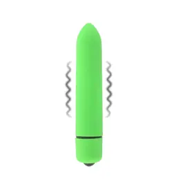 Mini vibrátory - BASIC X  Sharp Bullet minivibrátor zelený
