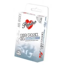 Ultra jemné a tenké kondomy - Pepino kondomy Extra Thin - 12 ks