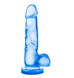 Anální dilda - B yours Dildo s přísavkou 19 cm - modrá