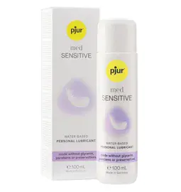 Lubrikační gely na vodní bázi - Pjur med Sensitive Glide Lubrikační gel 100 ml