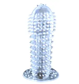 Návleky na penis - BASIC X Broon stimulační návlek na penis transparentní