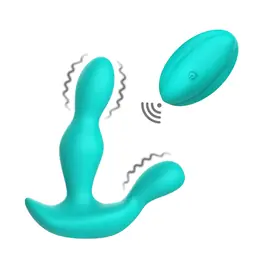 Vibrátory na prostatu - BOOM Richard stimulátor prostaty na dálkové ovládání zelený