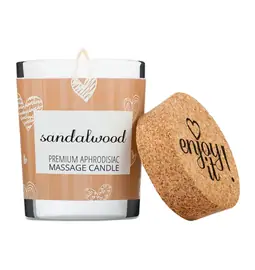Masážní svíčky - Enjoy it! Masážní svíčka Sandalwood 70 ml