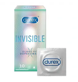 Ultra jemné a tenké kondomy - DUREX kondomy Invisible Close Fit 10 ks