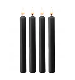 SM svíčky - Ouch! SM svíčky velké 4 ks - černé
