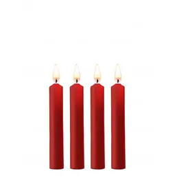SM svíčky - Ouch! SM svíčky 4 ks - červené