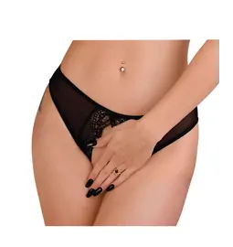 Erotické kalhotky - Daring Intim kalhotky Angel černé - s76018LXL - L/XL
