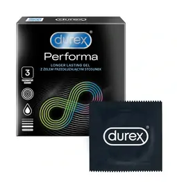 Kondomy prodlužující styk - Durex kondomy Performa 3 ks