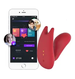 Tipy na valentýnské dárky pro páry - Magic Motion Umi Duální vibrátor s ovládáním přes aplikaci - červený