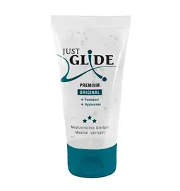 Lubrikační gely na vodní bázi - Just Glide Premium Original lubrikační gel 50 ml