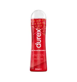 Lubrikační gely s příchutí nebo vůní - Durex Strawberry lubrikační gel 50 ml