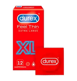Ultra jemné a tenké kondomy - Durex Feel Thin XL kondomy 12 ks