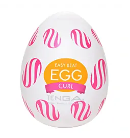 Nevibrační masturbátory - Tenga Egg Curl masturbátor