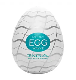 Nevibrační masturbátory - Tenga Egg Wavy II. masturbátor