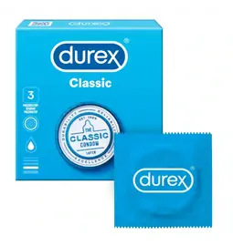 Standardní kondomy - Durex Classic kondomy 3 ks