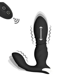 Masáž prostaty - BASIC X  Will stimulátor prostaty na dálkové ovládání černý