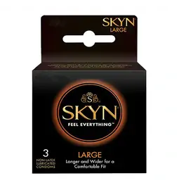 Kondomy bez latexu - SKYN kondomy Large 3 ks