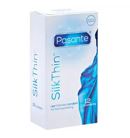 Ultra jemné a tenké kondomy - Pasante kondomy Silk Thin 12 ks
