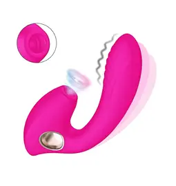 Tlakové stimulátory na klitoris - BASIC X Alyssa stimulátor klitorisu a vibrátor 2v1 růžový