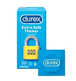 Extra bezpečné a zesílené kondomy - Durex Extra Safe kondomy 12 ks
