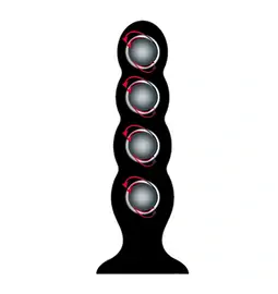 Nevibrační anální kolíky - BASIC X Quinn FourBall dildo s rotačními kuličkami uvnitř