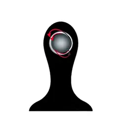 Nevibrační anální kolíky - BASIC X Quinn OneBall anální kolík s rotační kuličkou černý