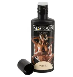 Masážní oleje - MAGOON Masážní olej s vůní vanilky 100 ml