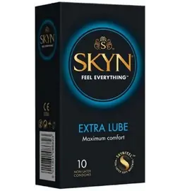 Kondomy bez latexu - SKYN kondomy Extra Lubricated 10 ks