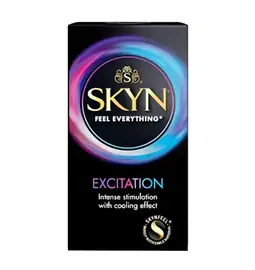 Kondomy bez latexu - SKYN kondomy Excitation 10 ks