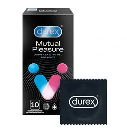 Vroubkované kondomy, kondomy s vroubky - Durex Mutual Pleasure kondomy 10 ks