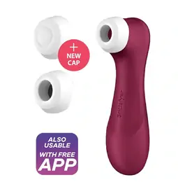 Vibrátory do vody - Satisfyer Pro 2 Generation 3 Bluetooth/App Stimulátor na klitoris - Wine Red