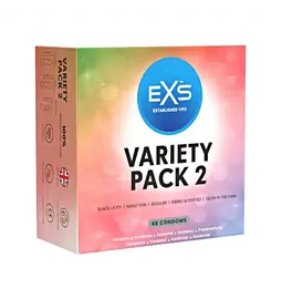 Akční a dárkové sady kondomů - EXS Variety pack 2 Kondomy 48 ks